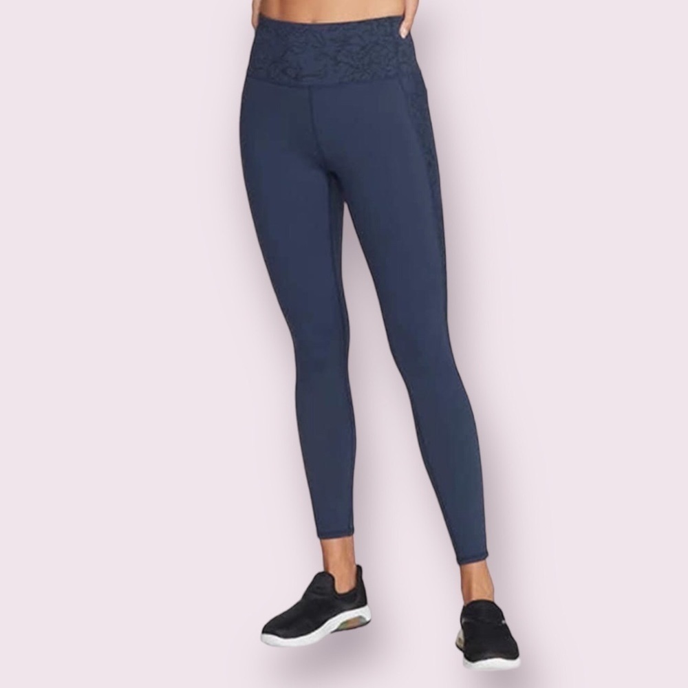 SKECHERS Women Gowalk High Waisted Soft Cotton Like Matte Finish Legging Size L